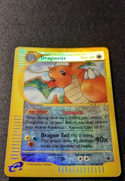 Pokemon EXPEDITION - Dragonite Venusaur Cyndaquil Goldeen - Reverse Holo - ENG - Image 4