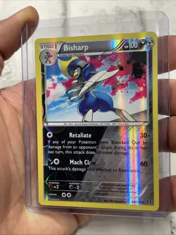 Pokemon Card Steam Siege Bisharp 64/114 Rare Reverse Holo NM Pokemon Nintendo - Image 2