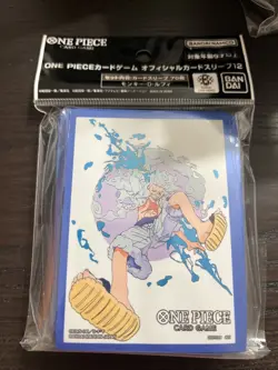 Monkey D. Luffy ONE PIECE Card Game Oﬃcial Card Sleeves 12 New Sealed Authentic - Image 1