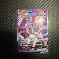 Pokemon Card Sylveon Vmax 041/069 Ultra Rare Sword Shield Eevee Heroes Singles - Image 1