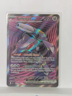 NM/M - Genesect ex 161/086 - Holo - Black Bolt - Pokemon Card TCG - Image 1