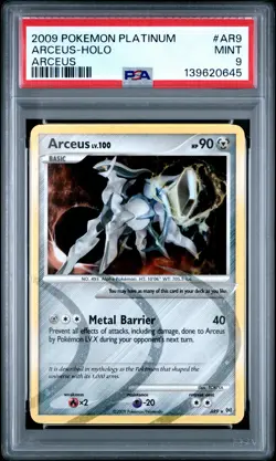 2009 POKEMON PLATINUM ARCEUS #AR9 ARCEUS-HOLO PSA 9 - Image 1