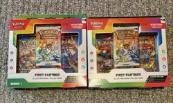 Pokemon First Partner Illustration Collection (Lot of 2) ✅In Hand ✅Sealed - Image 1