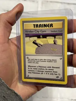 Pokemon Viridian City Gym 123/132 Gym Challenge Trainer WOTC Near Mint NM/MT Vtg - Image 2