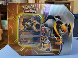 Pokemon TCG: Paradox Destinies Iron Boulder ex Tin New Sealed 5 Booster 1 Promo - Image 1