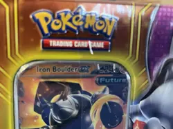 Pokemon TCG: Paradox Destinies Iron Boulder ex Tin New Sealed 5 Booster 1 Promo - Image 2