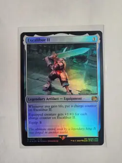 Magic The Gathering Excalibur II R 0257 Final Fantasy Foil - Image 1