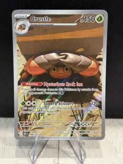 Pokemon TCG: S&V Destined Rivals - Crustle IR 186/182 - NM+ - Image 1