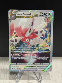 Pokemon TCG: SWSH11 Lost Origin - Hisuian Zoroark VSTAR UR 147/196 - NM+ - Image 1