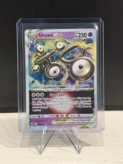 Pokemon TCG: SWSH12 Silver Tempest - Unown VSTAR UR 066/195 - NM+ - Image 1