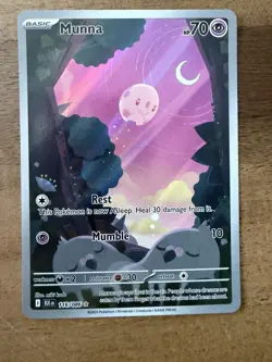 Pokemon 2025 Scarlet & Violet Black Bolt Munna #116/86 IR Near Mint NM - Image 1