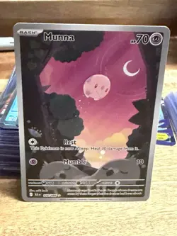 Pokemon 2025 Scarlet & Violet Black Bolt Munna #116/86 IR Near Mint NM - Image 3