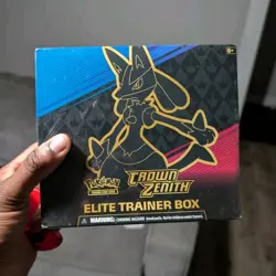 Pokemon Crown Zenith Elite Trainer Box Lucario English 2023 Trading Card Game - Image 1