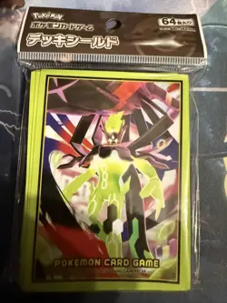 Pokemon Card Official Deck Shield Mega Zygarde 64 Sleeve Japanese NEW - Image 1