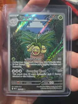 Pokemon Exeggutor Holo Card 135/132 Me01 Mega Evolution Illustration Rare 140 HP - Image 1