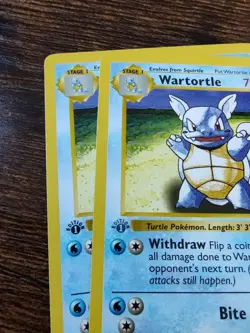 Pokemon Wartortle 42/102 1st Edition "Gray Stamp" Shadowless Base Set Card - Image 5