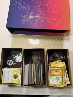 Pokemon Sword & Shield Ultra Premium Box w/ 400+ Cards, Tokens, Coin - Image 5