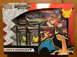 Pokemon Celebration Lance's Charizard V & Dark Sylveon V Collection Boxes Sealed - Image 2