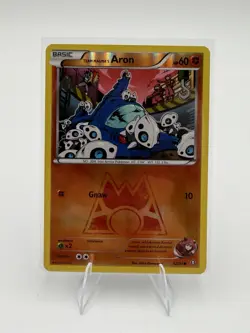 Pokemon Team Magma's Aron Reverse Holo Common Double Crisis 12/34 NM - Image 1