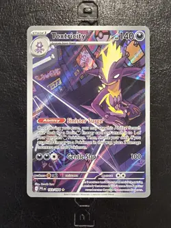 Pokemon TCG Toxtricity 103/094 Illustration Rare IR ME02: Phantasmal Flames NM - Image 1