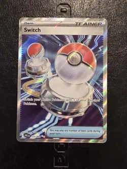 Pokemon TCG Switch 123/094 Ultra Rare Full Art ME02: Phantasmal Flames NM - Image 1