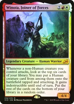 Winota, Joiner of Forces Foil Ikoria: Lair of Behemoths NM MTG - Image 1