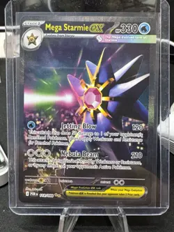 Pokemon TCG Perfect Order Mega Starmie ex SIR 118/088 NM - Image 1