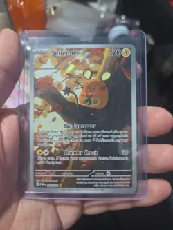 Pokemon TCG - Dedenne Illustration Rare 093/088 Me03: Perfect Order Holo - Image 1