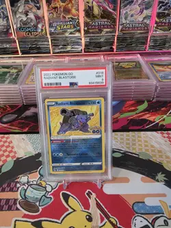 2022 POKEMON GO #018 RADIANT BLASTOISE MINT PSA 9 - Image 3