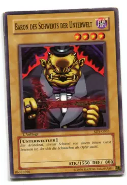Yu-Gi-Oh! PLAYED/POOR Baron des Schwerts der Unterwelt Common - Image 1