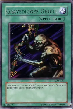 YU-GI-OH Gravedigger Ghoul Rare LOB - Image 1