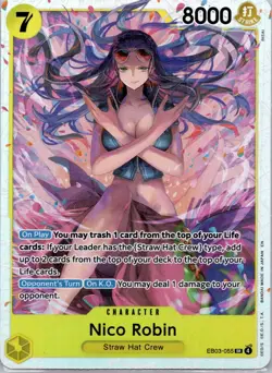 Nico Robin (055) SR Extra Booster: One Piece Heroines Edition EB03-055 - Image 1