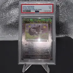 2002 POKEMON LEGENDARY COLLECTION #74 EEVEE-REVERSE FOIL PSA 7 - Image 1