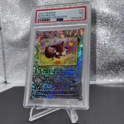 2002 POKEMON LEGENDARY COLLECTION #74 EEVEE-REVERSE FOIL PSA 7 - Image 3