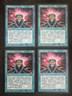 Brainstorm Ice Age Magic the Gathering MTG x4 Playset - Image 1