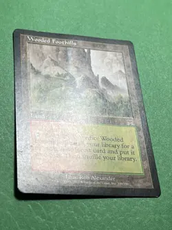 **Wooded Foothills** ~Onslaught~ MTG: Magic the Gathering Moderate Play (MP) - Image 4
