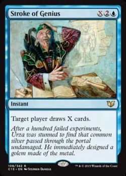 [1x] Stroke of Genius Near Mint, English Commander 2015 MTG Magic - Image 1