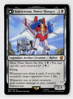 MTG Starscream, Power Hungry Starscream, Seeker Leader Transformers 005 NM - Image 2