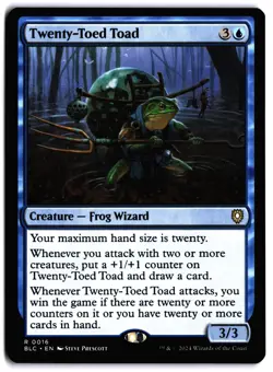 Twenty-Toed Toad NM BLC Commander: Bloomburrow MTG - Image 1