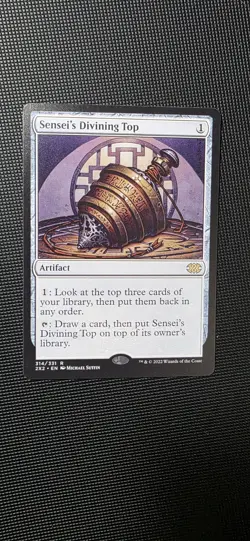 MTG Sensei's Divining Top 314 Double Masters 2022 Regular Card - Image 1