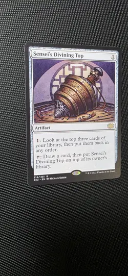 MTG Sensei's Divining Top 314 Double Masters 2022 Regular Card - Image 2