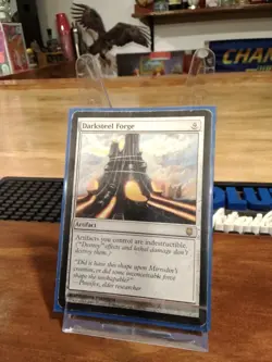 MTG Darksteel Forge from Darksteel release, RARE, Solid Condition - Image 1