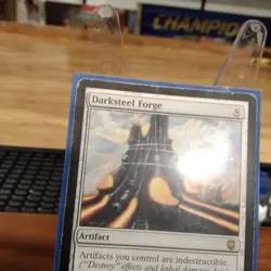 MTG Darksteel Forge from Darksteel release, RARE, Solid Condition - Image 4
