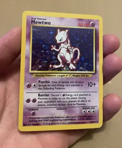 Pokemon TCG Mewtwo Base Set 10/102 Holo 1999-2000 Wizards Base Set - Image 2