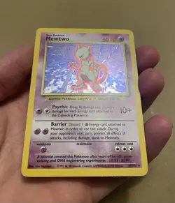 Pokemon TCG Mewtwo Base Set 10/102 Holo 1999-2000 Wizards Base Set - Image 3