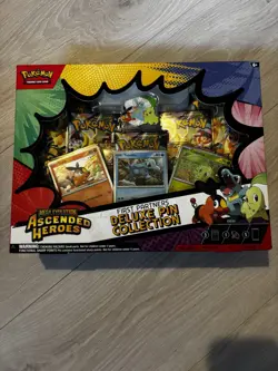 Pokemon TCG | Ascended Heroes | First Partners Deluxe Pin Collection | Sealed - Image 1