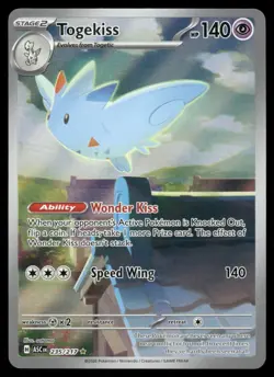 Pokemon Cards Togekiss 235/217 Ascended Heroes Illustration Rare NM - Image 1