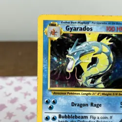 Gyarados 6/102 Holo Rare Base Set Pokemon Card #2 - Image 2