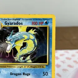 Gyarados 6/102 Holo Rare Base Set Pokemon Card #2 - Image 3