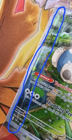 Pokemon Sealed Snorlax *Pinched Layer Error* SVP 051 SV 151 ETB Promo - Image 3
